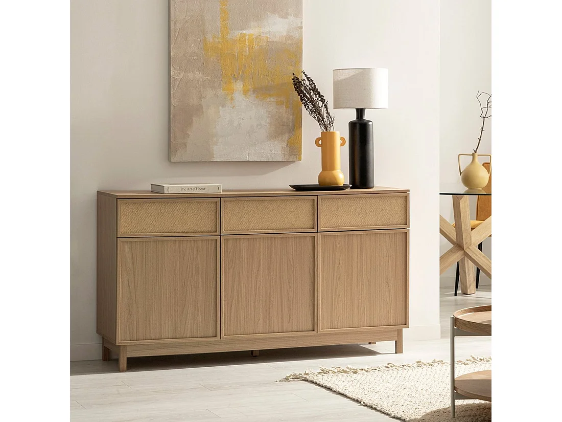 Aparador de Fibra natural Natural 82 x 150- Bora