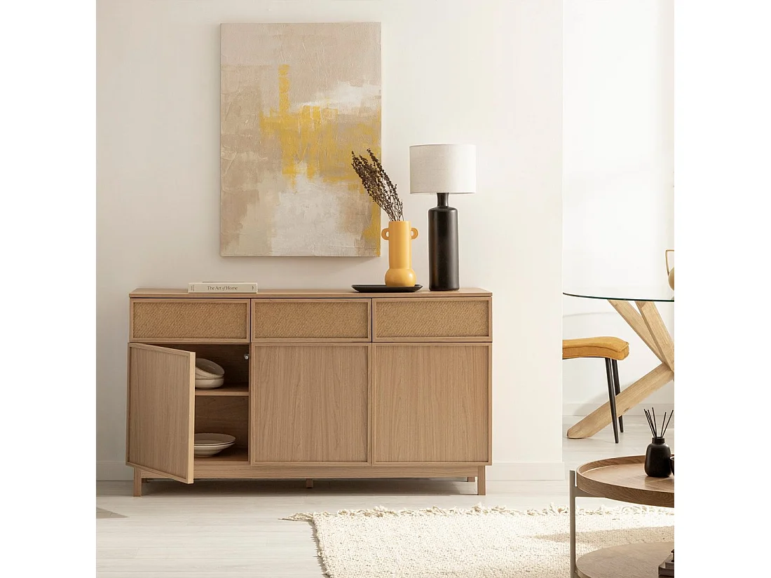 Aparador de Fibra natural Natural 82 x 150- Bora