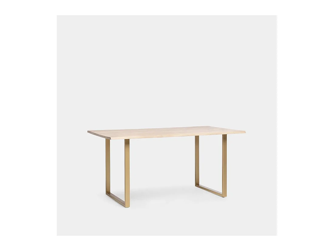 Mesa fija de Madera Natural 76 x 160- Priya