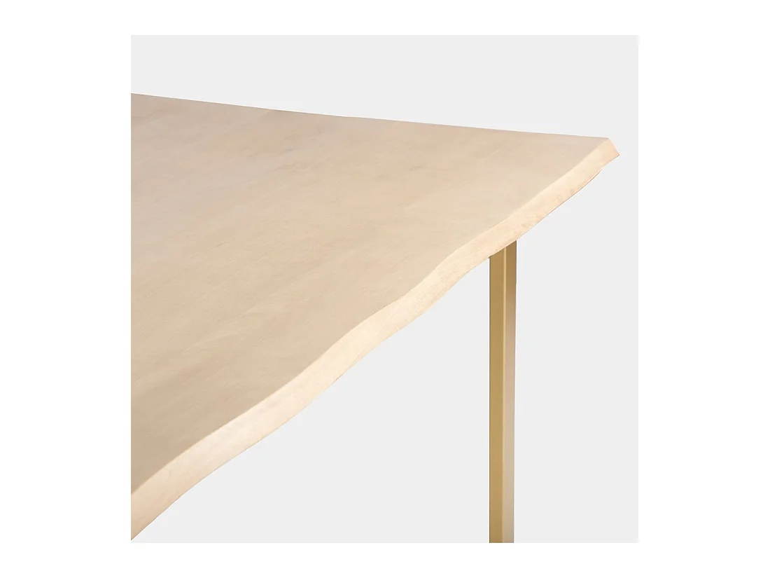 Mesa fija de Madera Natural 76 x 160- Priya