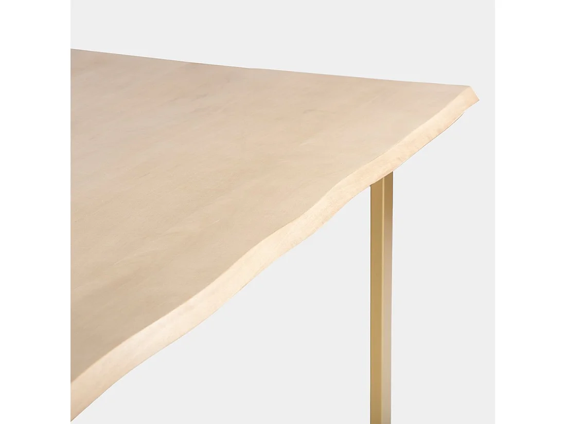 Mesa fija de Madera Natural 76 x 160- Priya