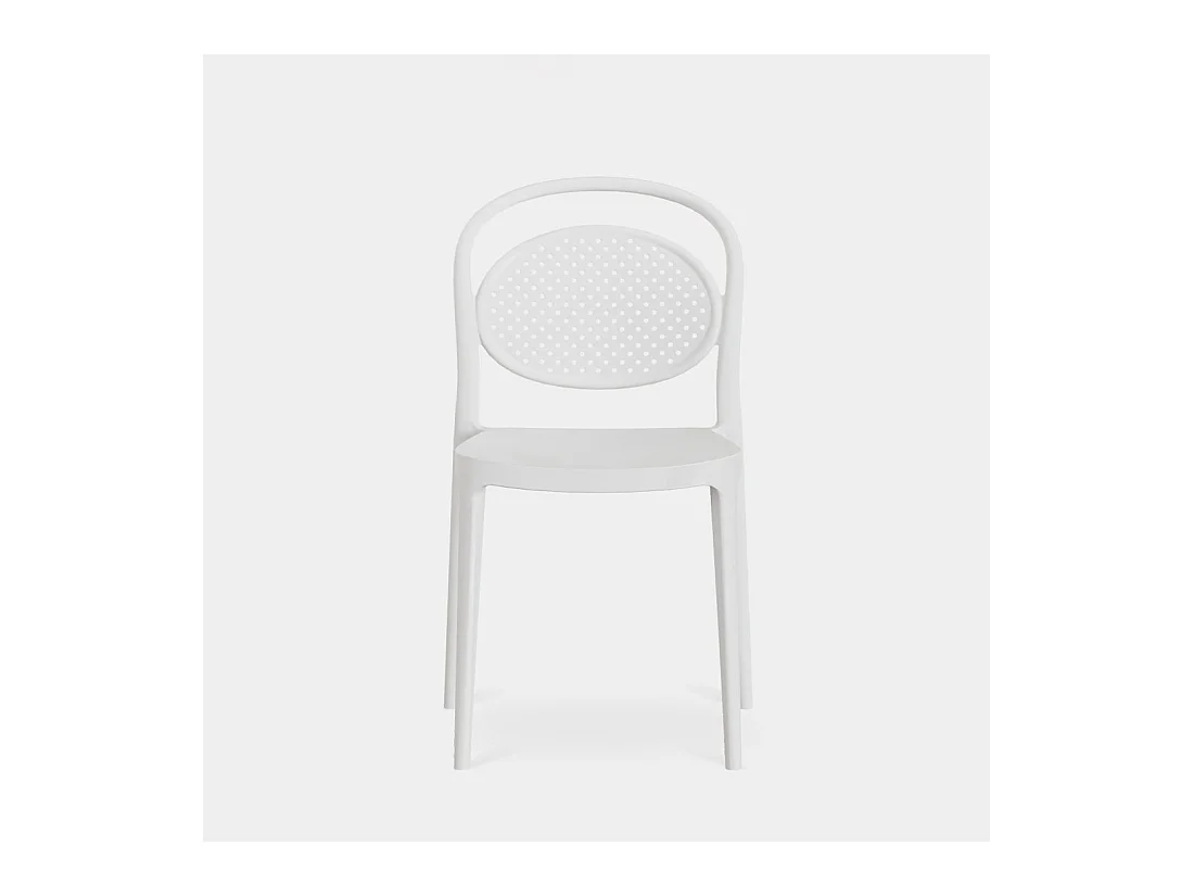 Packs 4 sillas Blanco 43 x 80 cm