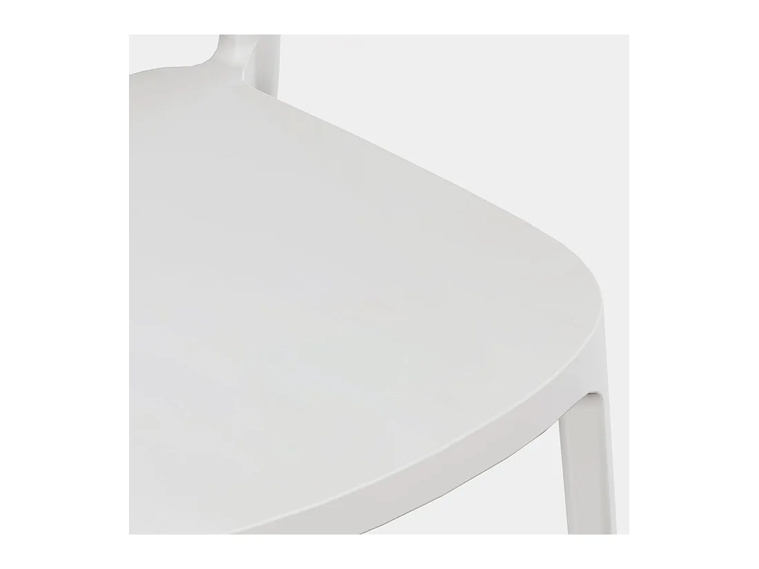 Packs 4 sillas Blanco 43 x 80 cm