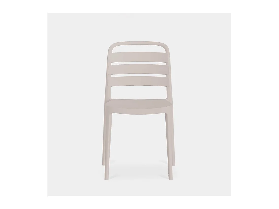 Packs 4 sillas Beige 42 x 80 cm