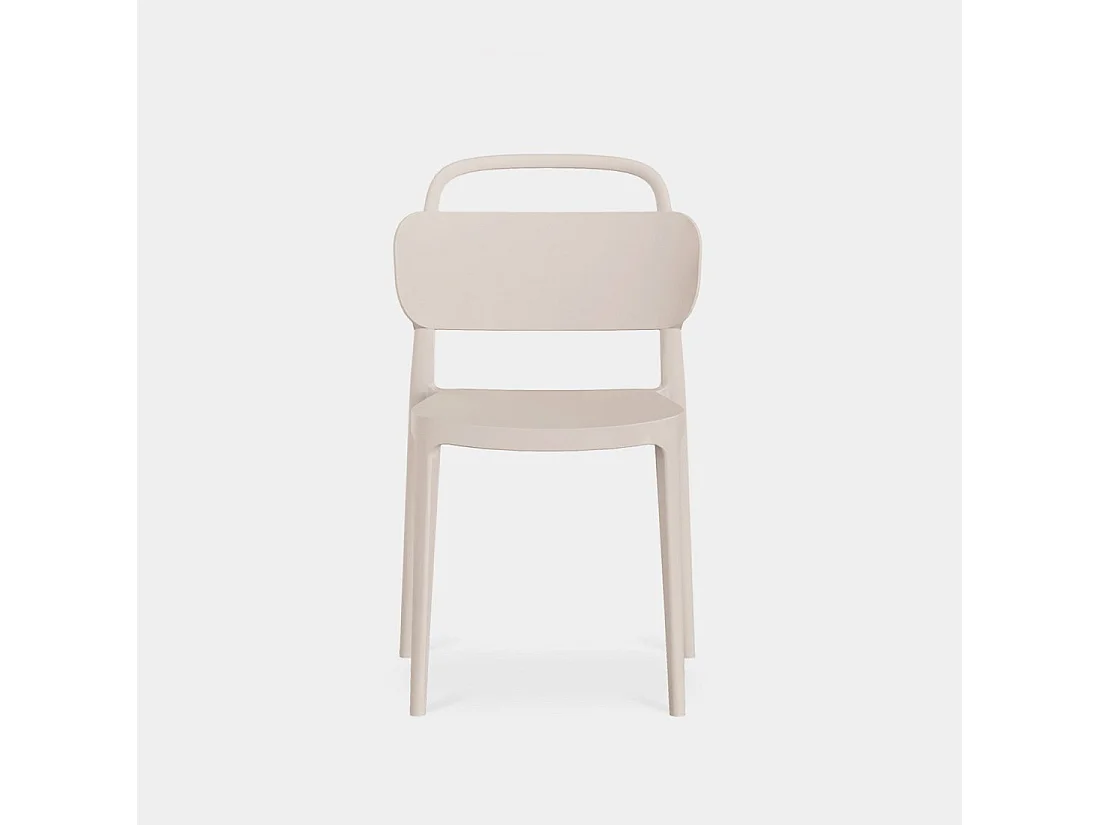 Packs 4 sillas Beige 47 x 78 cm