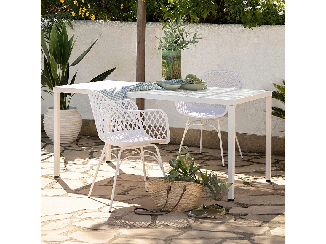 Packs 2 sillas Blanco 59 x 72 cm