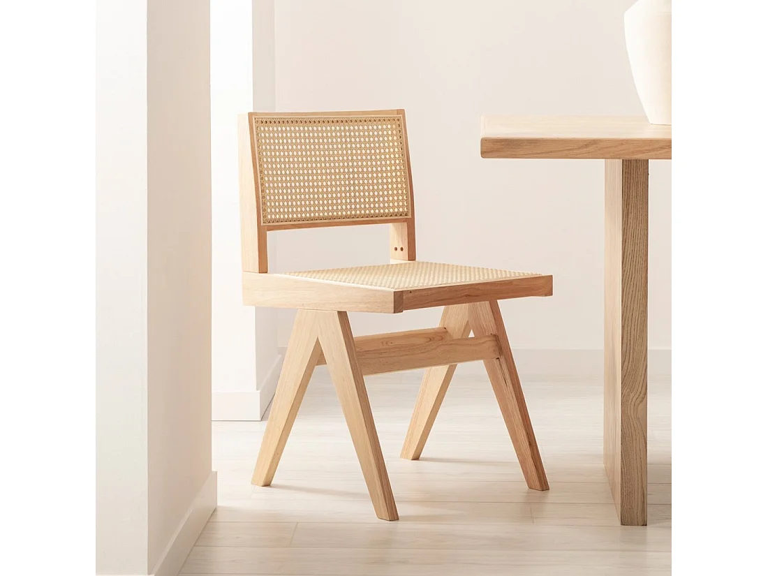 Packs 2 sillas Natural 44 x 80 cm