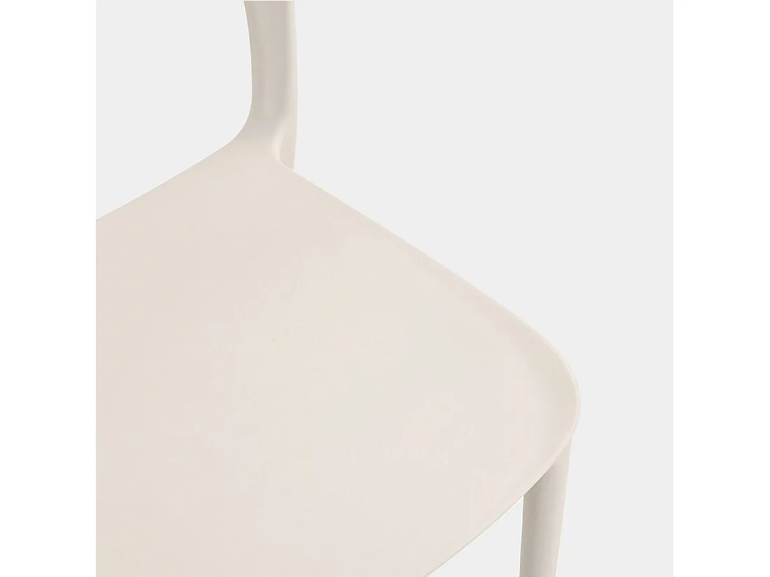 Packs 4 sillas Beige 46 x 83 cm