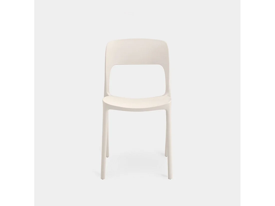 Packs 4 sillas Beige 46 x 83 cm