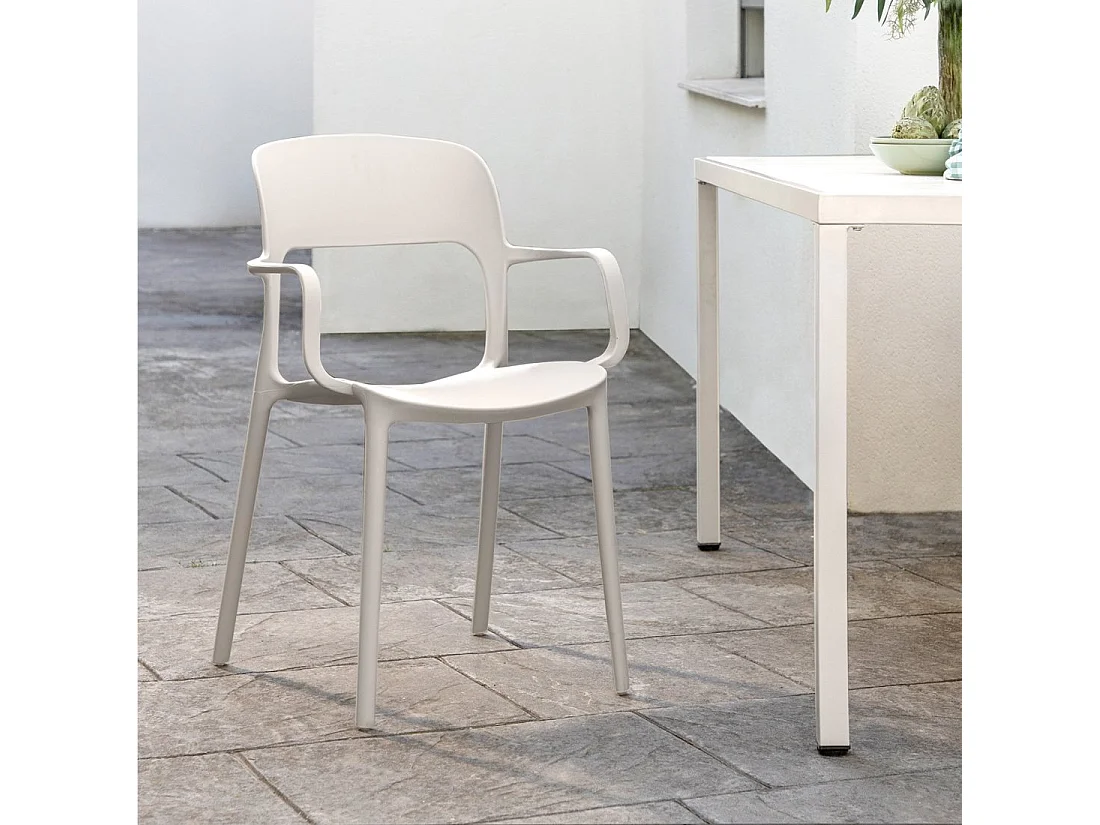 Packs 4 sillas Beige 53 x 83 cm