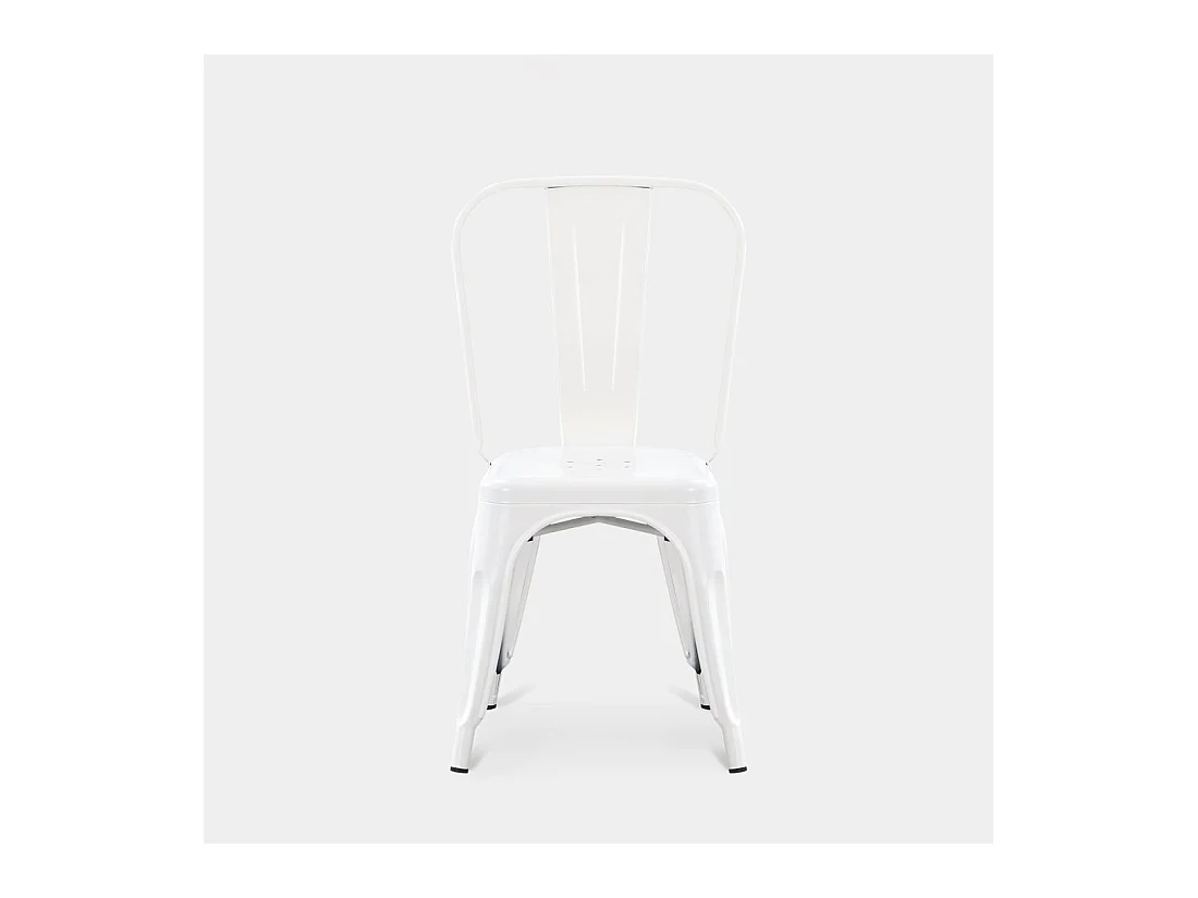 Packs 4 sillas Blanco 46 x 85 cm