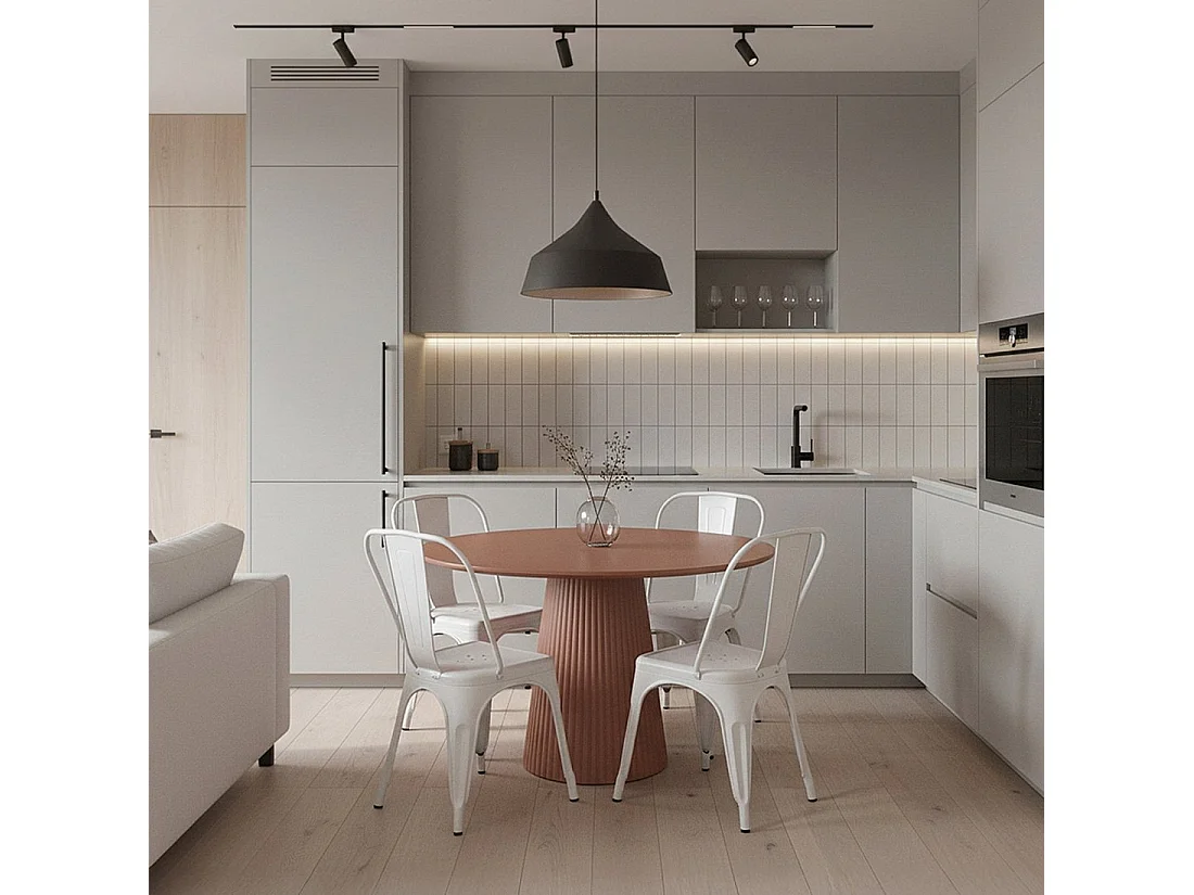 Packs 4 sillas Blanco 46 x 85 cm