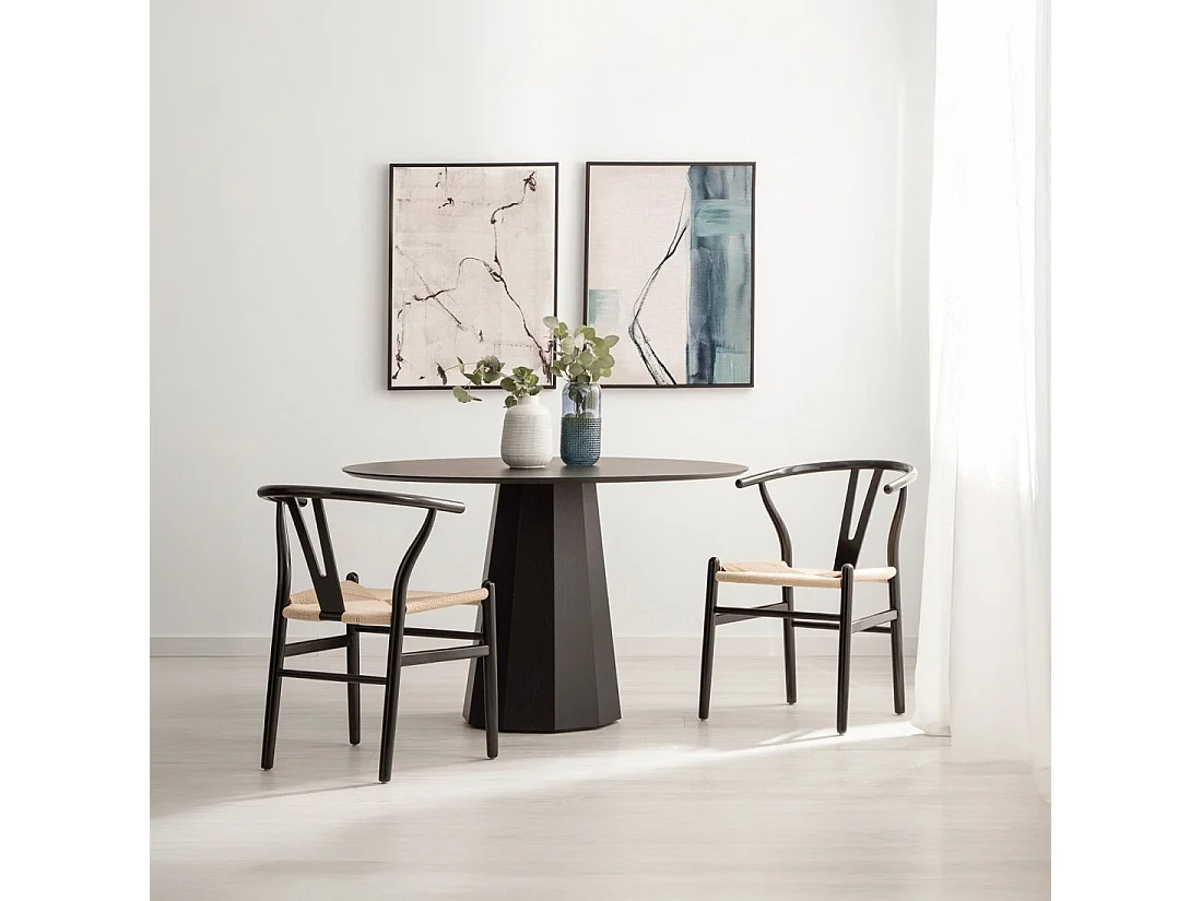 Packs 2 sillas Negro 51 x 74 cm