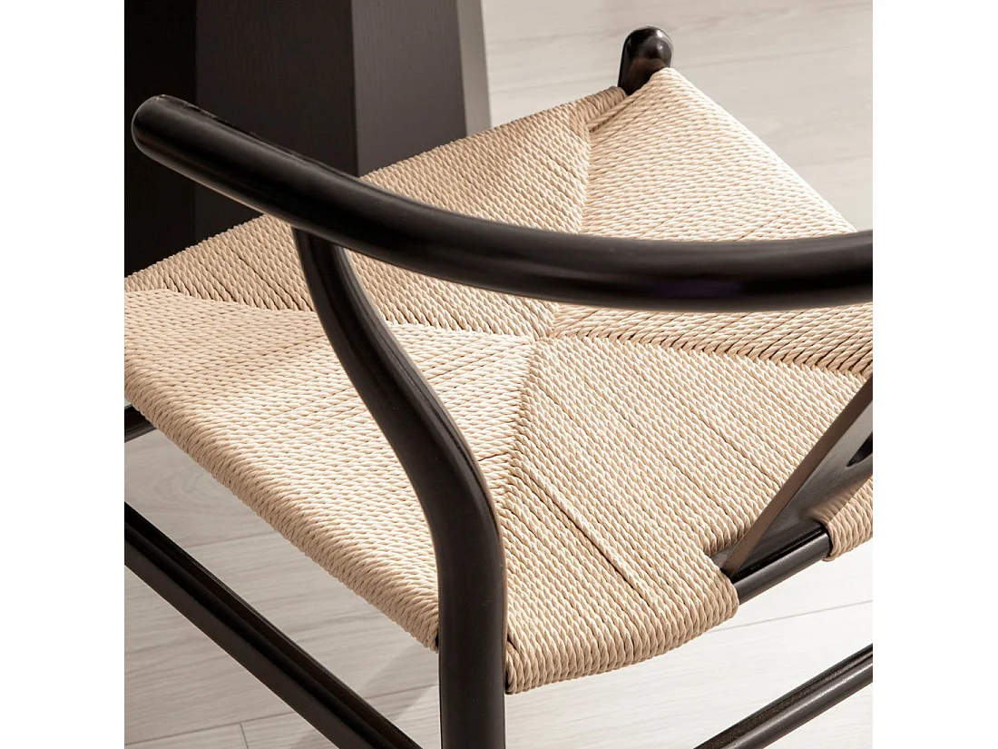 Packs 2 sillas Negro 51 x 74 cm