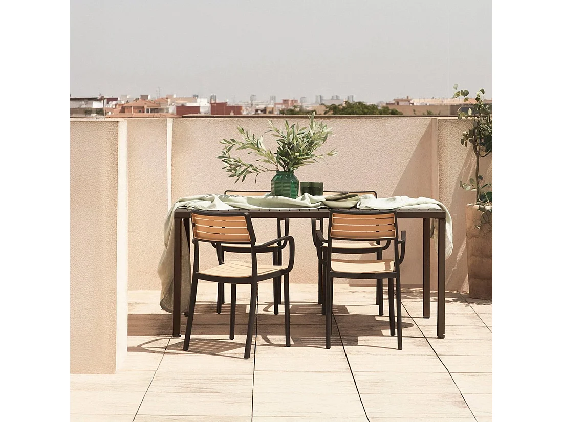 Packs 4 sillas Negro 54 x 80 cm