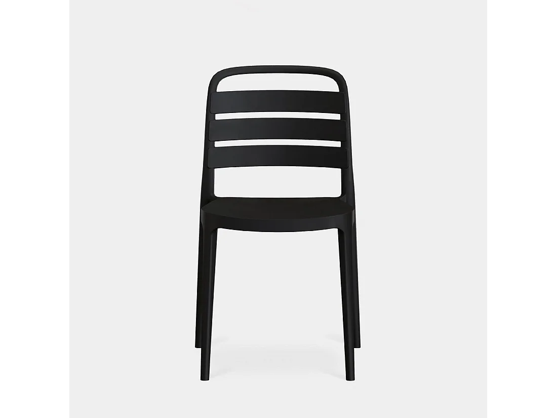 Packs 4 sillas Gris antracita 42 x 80 cm