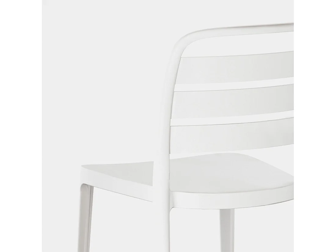 Packs 4 sillas Blanco 42 x 80 cm
