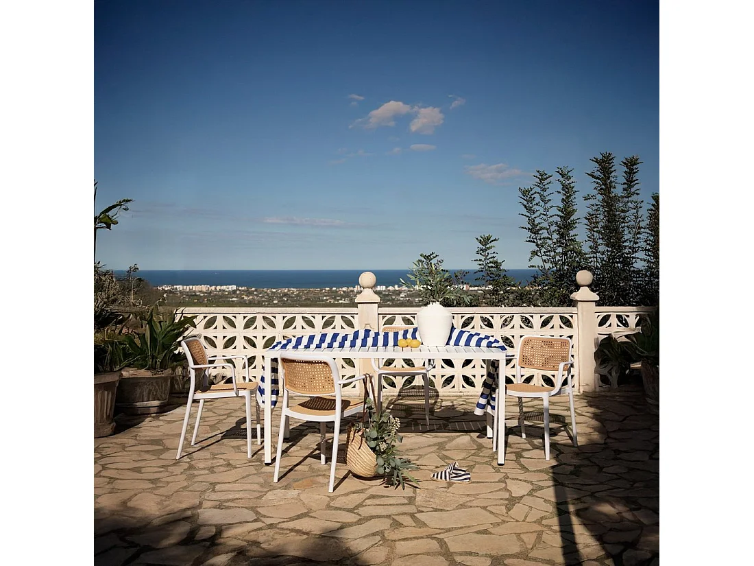 Packs 4 sillas Blanco 57 x 81 cm