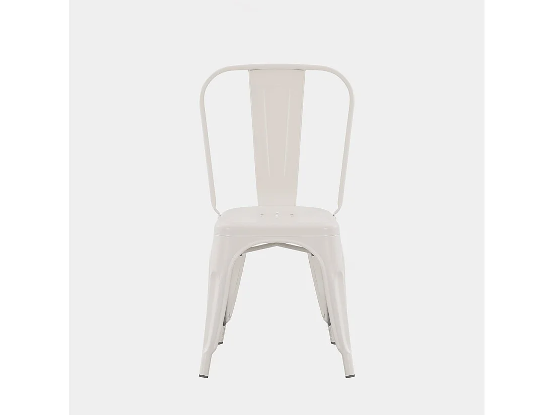 Packs 4 sillas Beige 46 x 85 cm