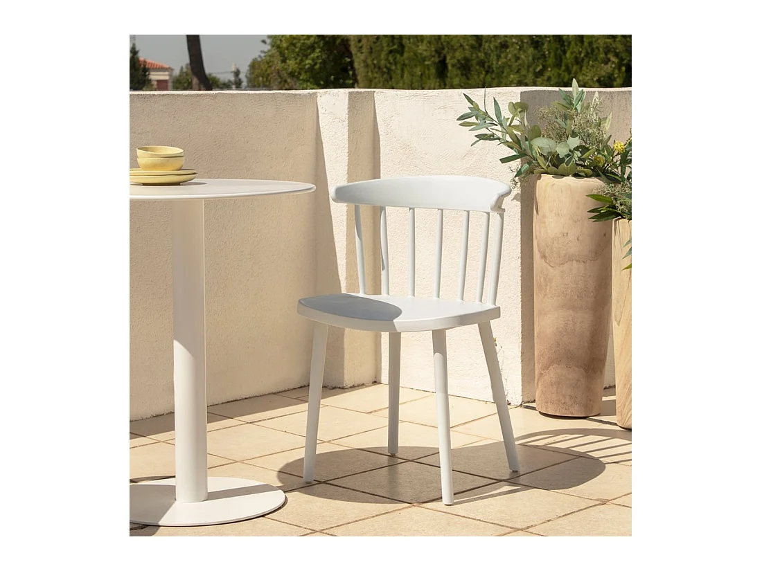 Packs 4 sillas Blanco 48 x 75 cm