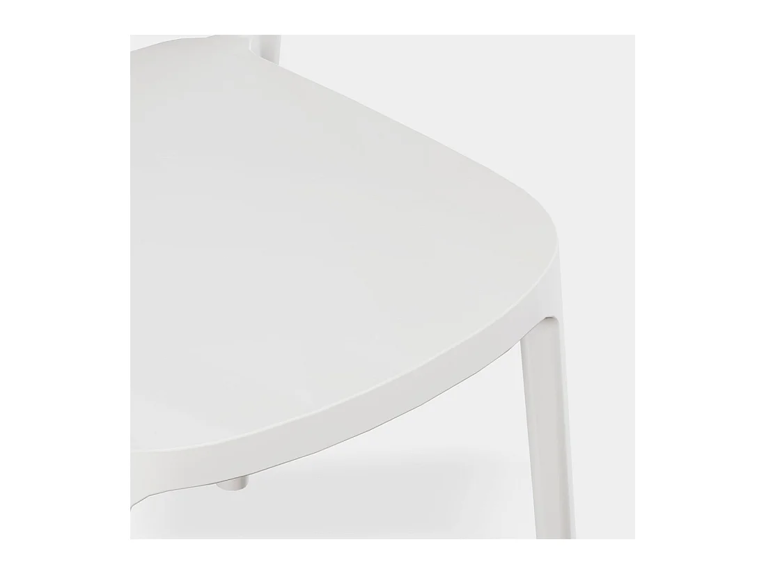 Packs 4 sillas Blanco 48 x 81 cm