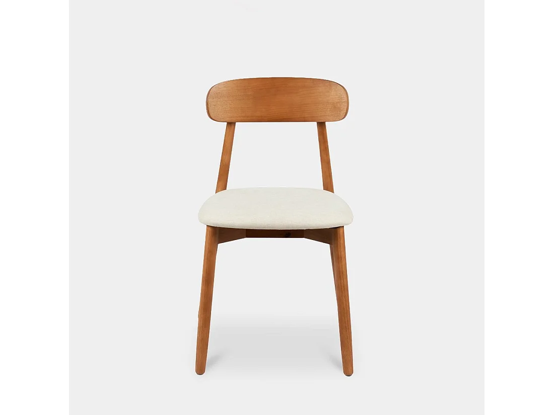 Packs 2 sillas Nogal 46 x 83 cm