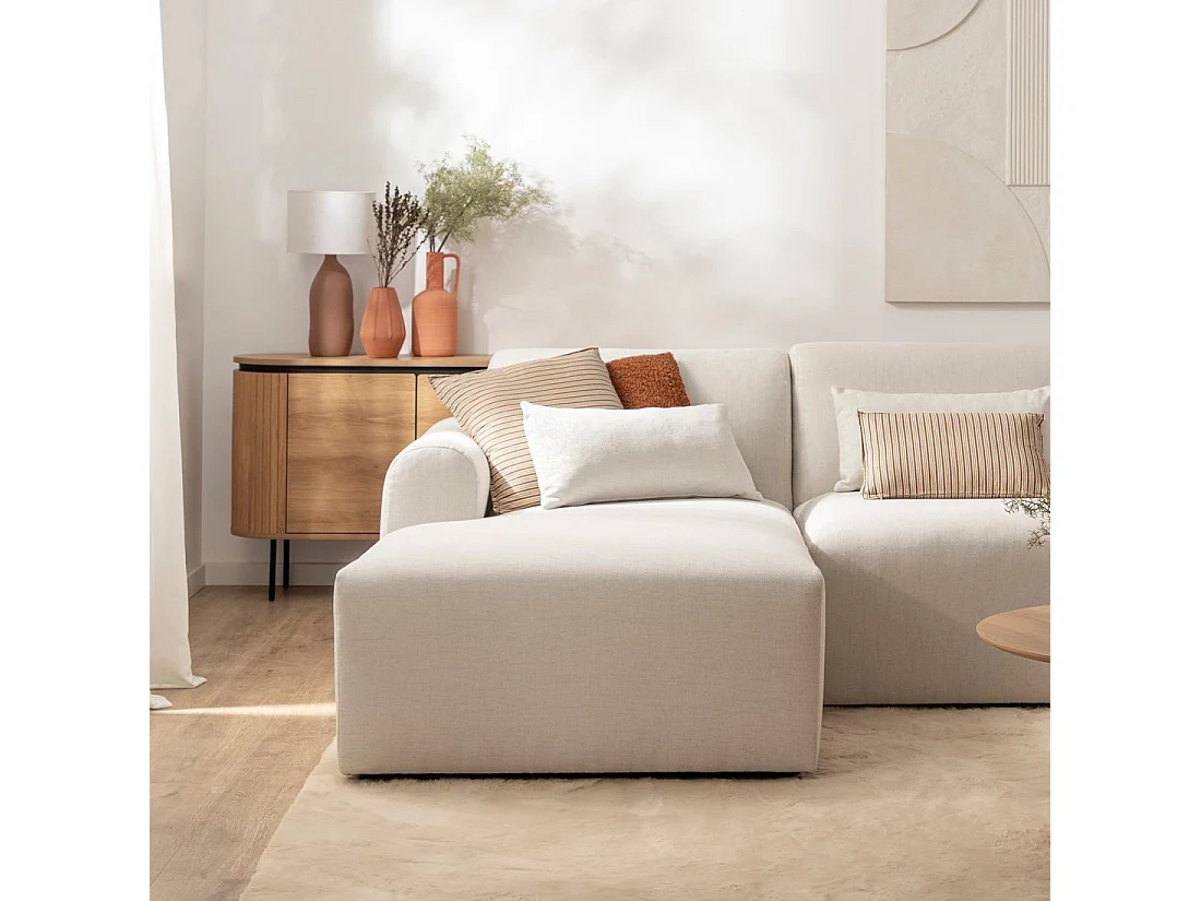 Sofá modular de Poliéster Beige 87 x 100- Cillian