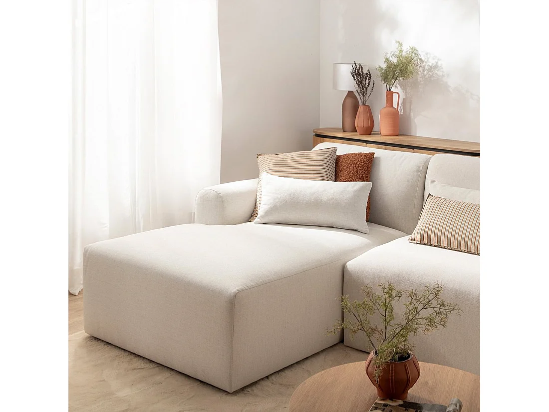 Sofá modular de Poliéster Beige 87 x 100- Cillian