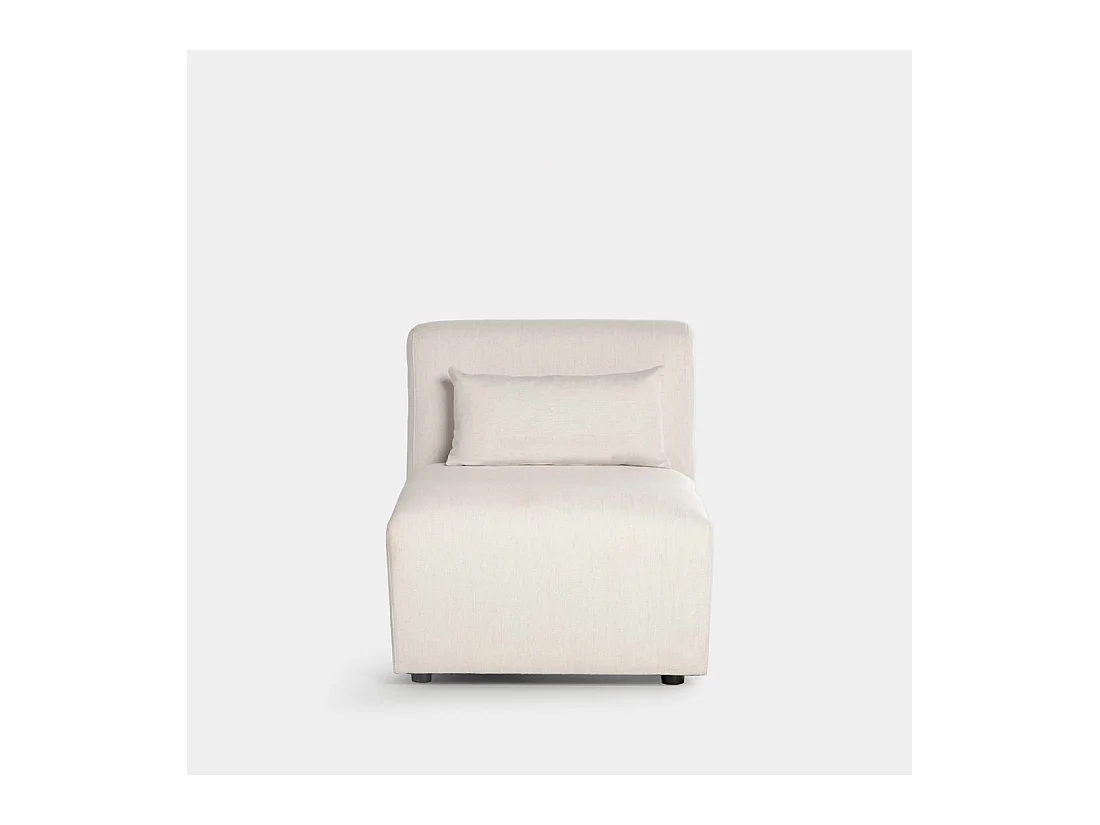 Canapé modulaire en tissu beige 80x87 cm-Cillian