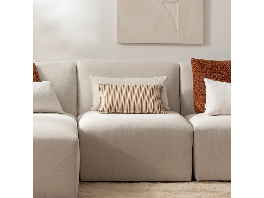 Sofá modular de Poliéster Beige 87 x 80- Cillian