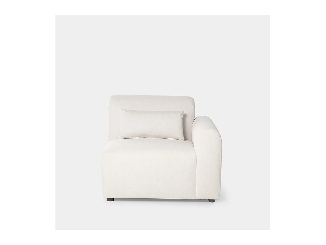 Canapé modulaire en tissu beige 100x87 cm-Cillian