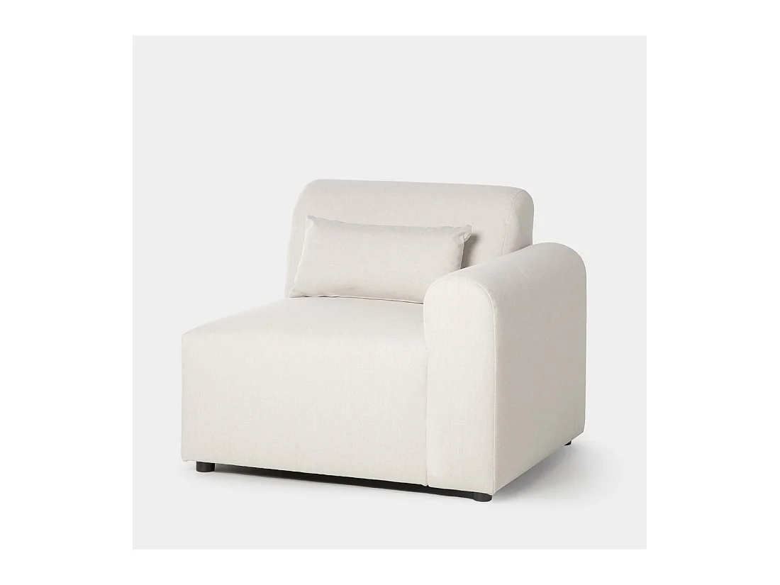 Canapé modulaire en tissu beige 100x87 cm-Cillian