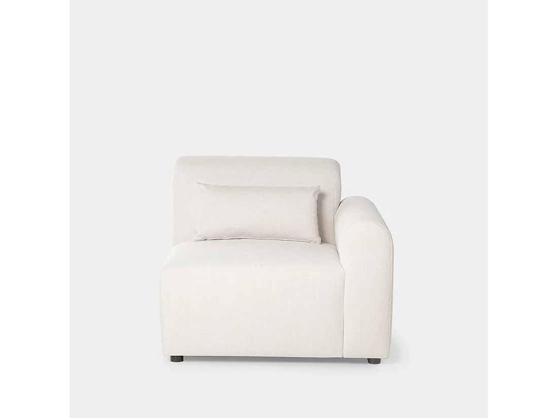 Canapé modulaire en tissu beige 100x87 cm-Cillian