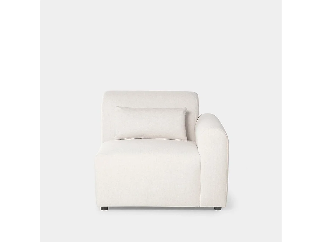 Canapé modulaire en tissu beige 100x87 cm-Cillian