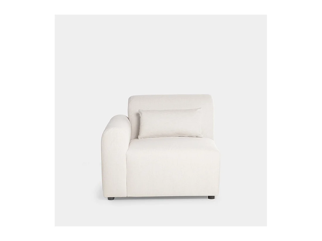 Canapé modulaire en tissu beige 100x87 cm-Cillian