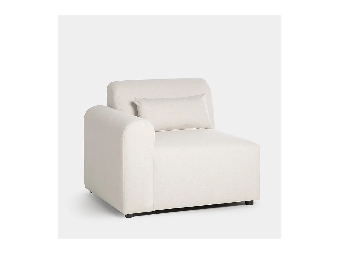 Canapé modulaire en tissu beige 100x87 cm-Cillian