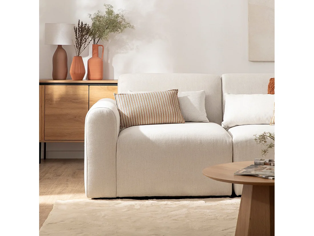 Sofá modular de Poliéster Beige 87 x 100- Cillian
