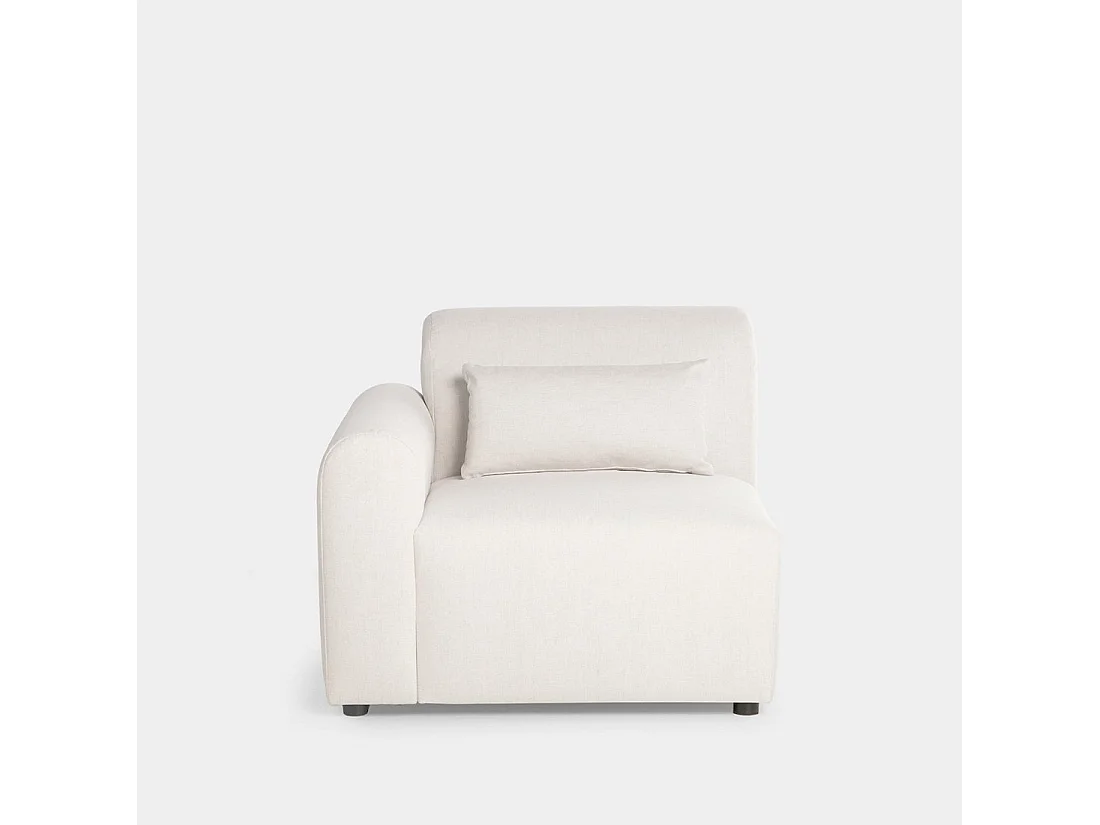 Canapé modulaire en tissu beige 100x87 cm-Cillian