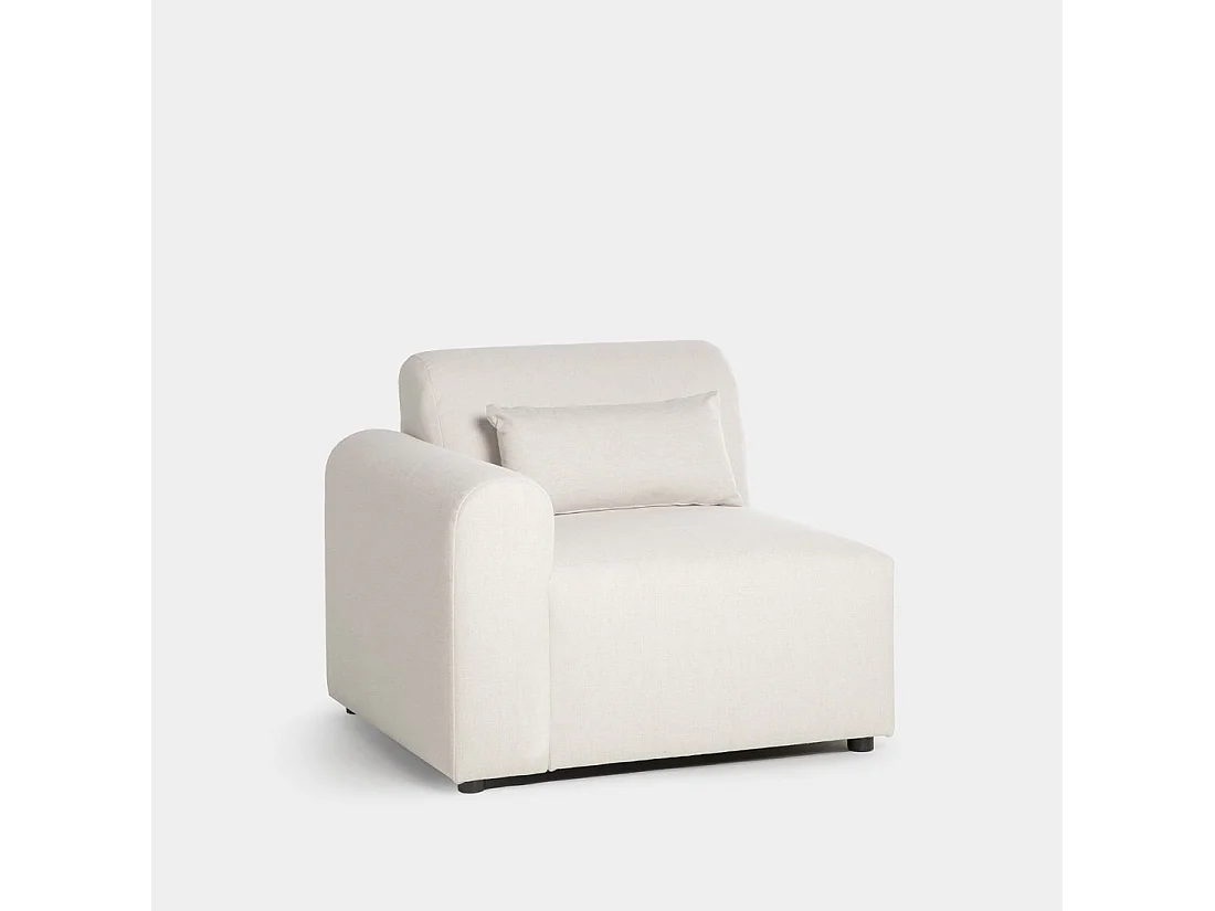 Canapé modulaire en tissu beige 100x87 cm-Cillian