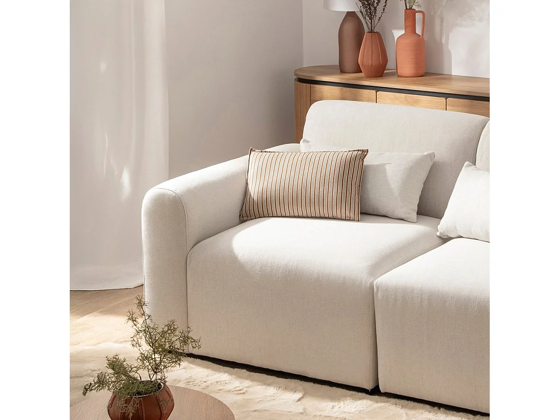 Canapé modulaire en tissu beige 100x87 cm-Cillian