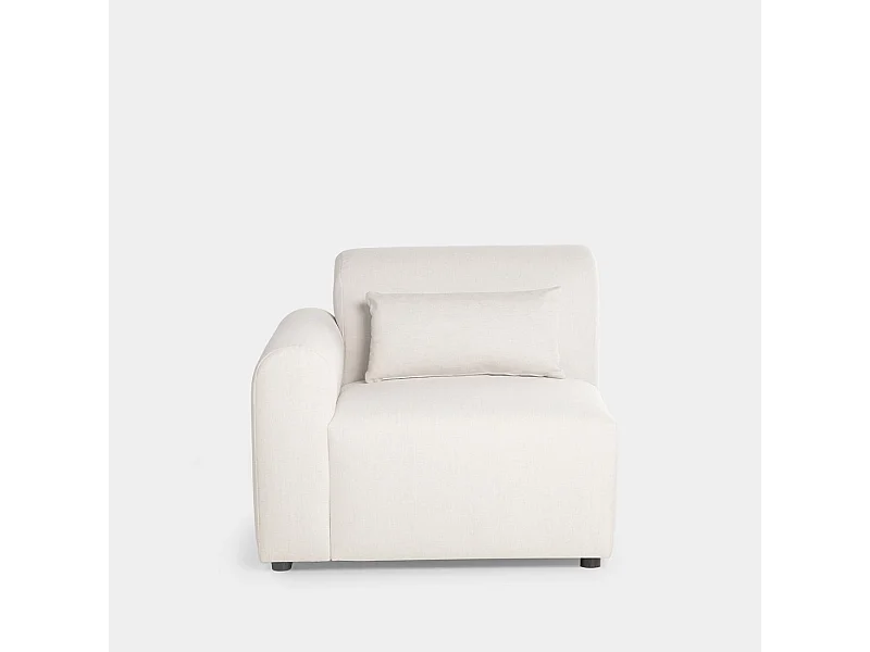 Canapé modulaire en tissu beige 100x87 cm-Cillian