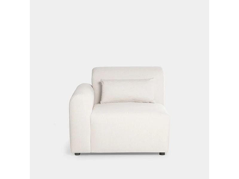 Canapé modulaire en tissu beige 100x87 cm-Cillian