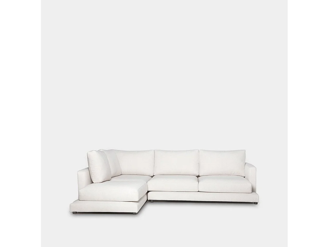 Sofá chaise longue de Poliéster Beige 88 x 275- Varyag