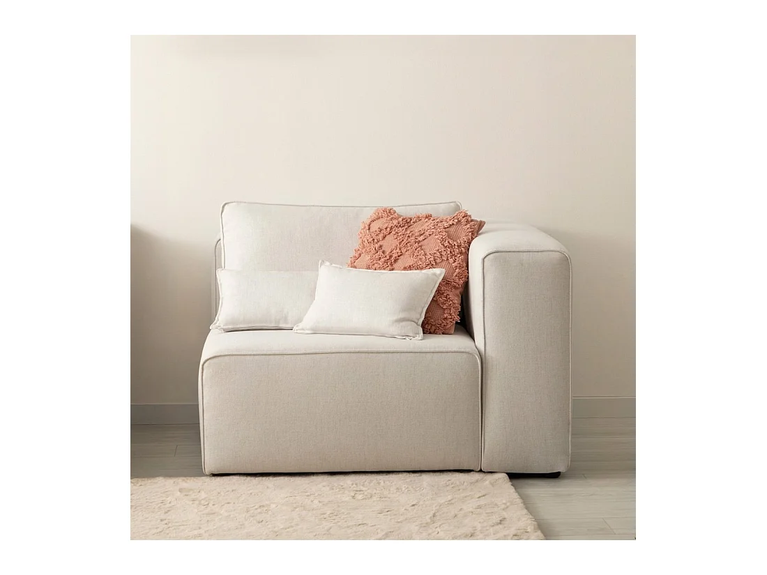 Sofá modular de Poliéster Beige 78 x 110- Owen