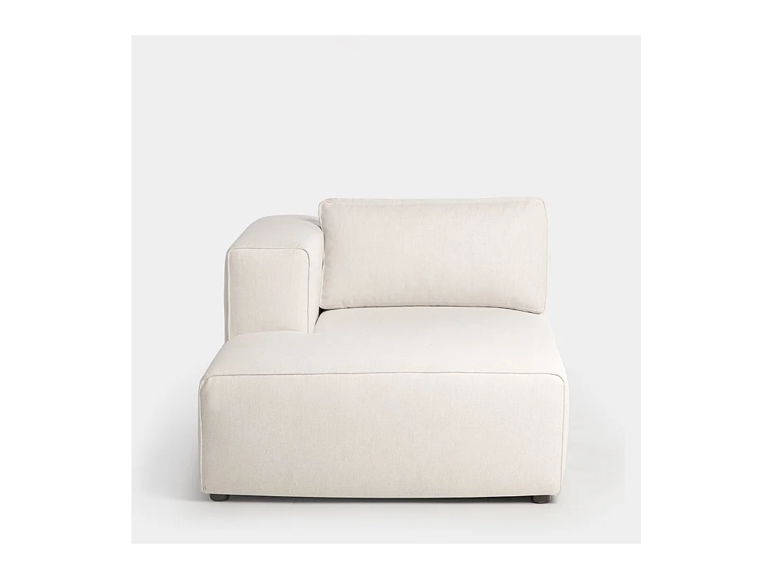 Canapé modulaire en tissu beige 107x78 cm-Owen