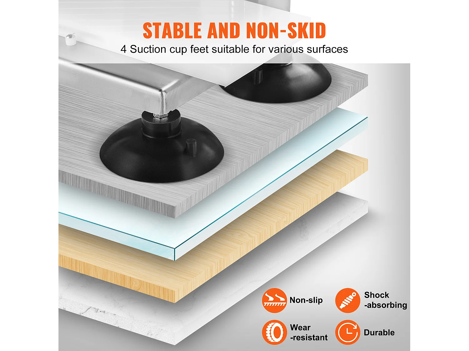 Coupe-Tomates Commercial SucceBuy, Coupe-Tomates en Acier Inoxydable, avec Pieds Antidérapants, pour Couper Tomates, Concombres et Bananes