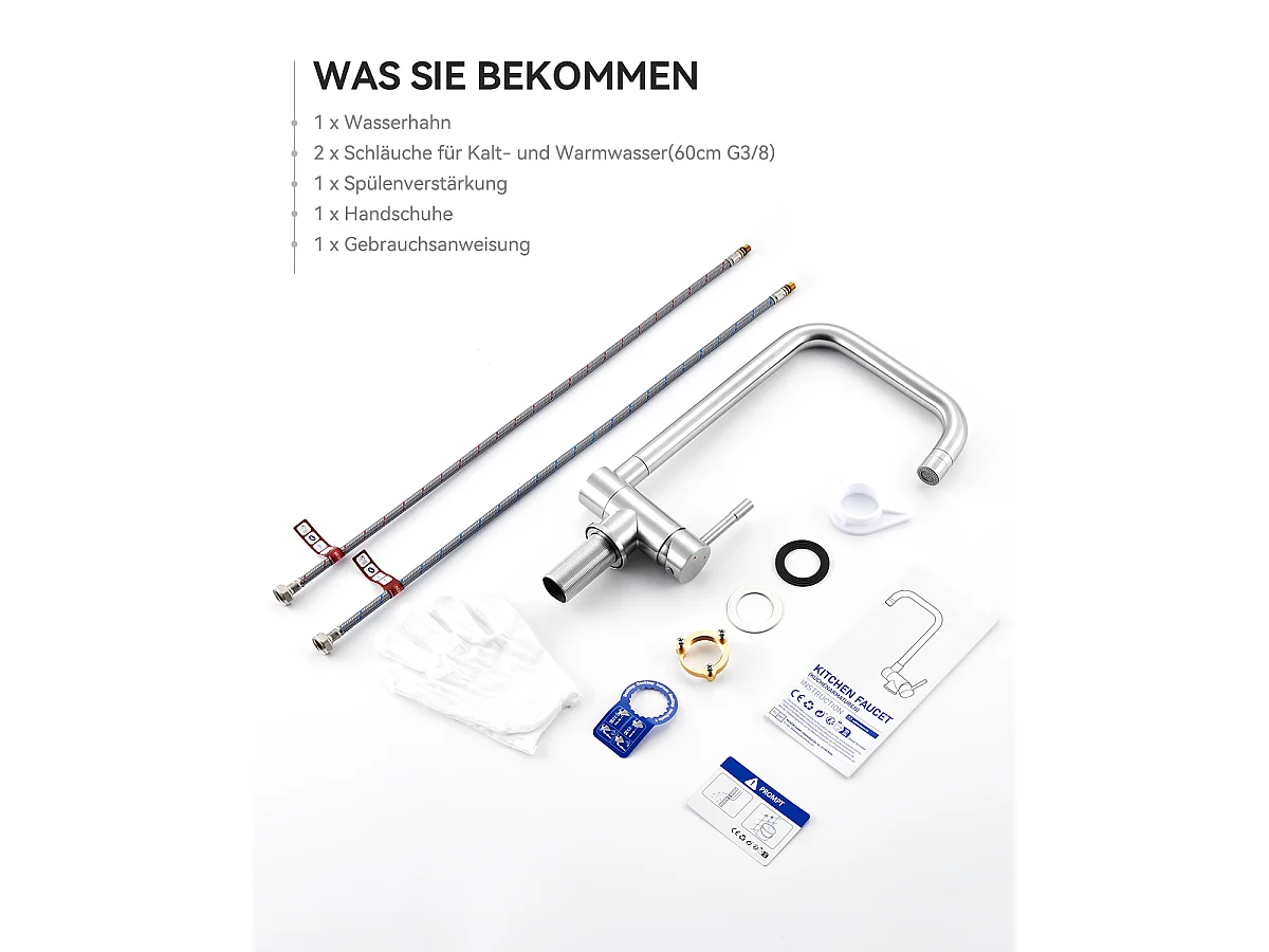 SOFETIY MAX Robinet Cuisine Rabattable avec 2 Jets, Mitigeur Evier Repliable sous Fenêtre Pivotant à 360, Robinetterie Pliable devant Fenêtre