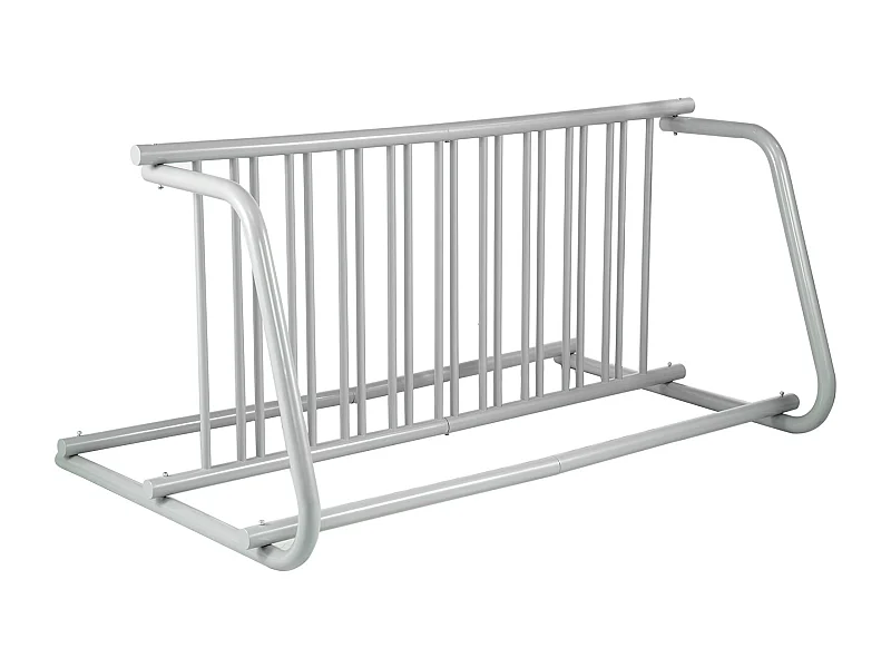 Fahrrad-Abstellsystem, SucceBuy Bodenhalter für 10 Fahrräder, Doppelseitige Aufbewahrung für Garagen, Höfe, Straßen