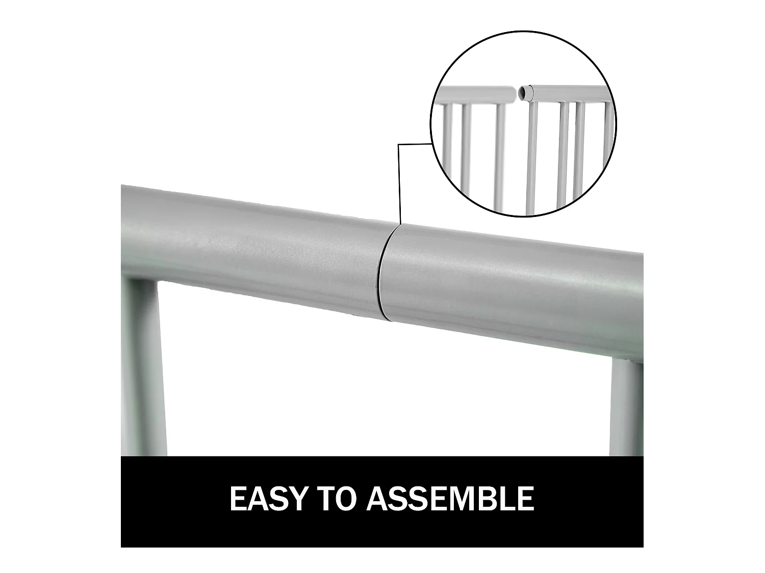 Support de Rangement pour Vélos, SucceBuy Support de Sol pour 10 Vélos, Rangement Double Face pour Garages, Cours, Rues