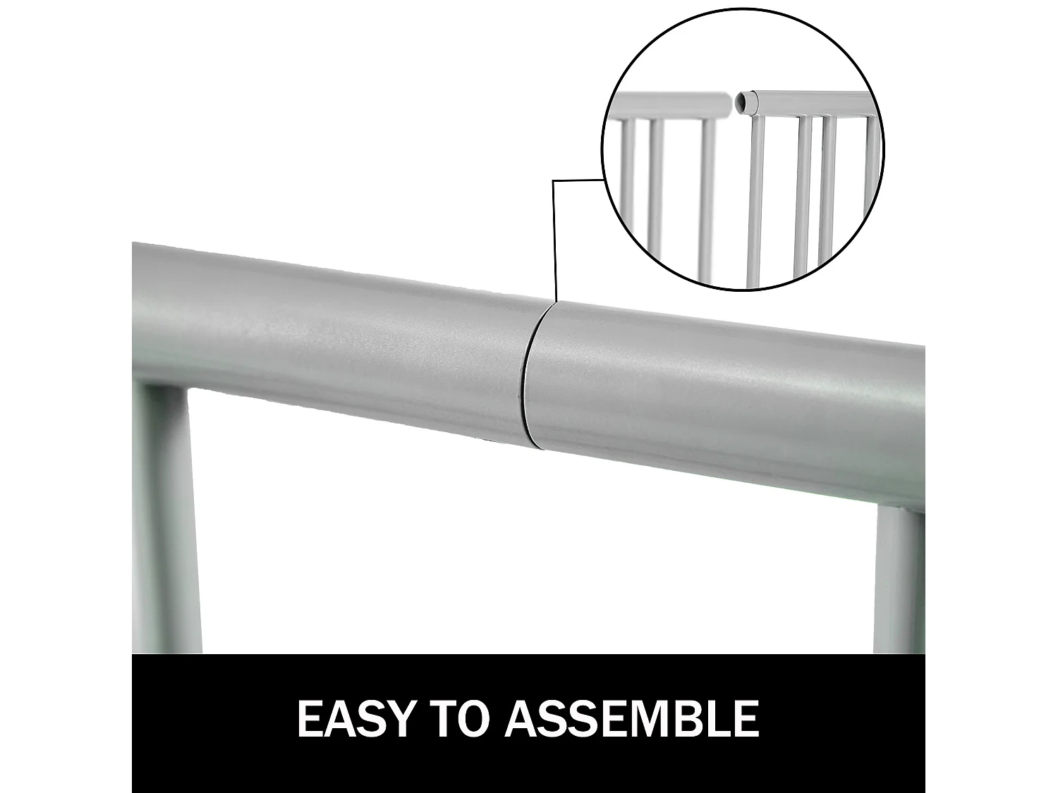 Support de Rangement pour Vélos, SucceBuy Support de Sol pour 10 Vélos, Rangement Double Face pour Garages, Cours, Rues